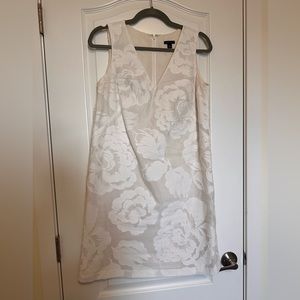 Ann Taylor white floral dress